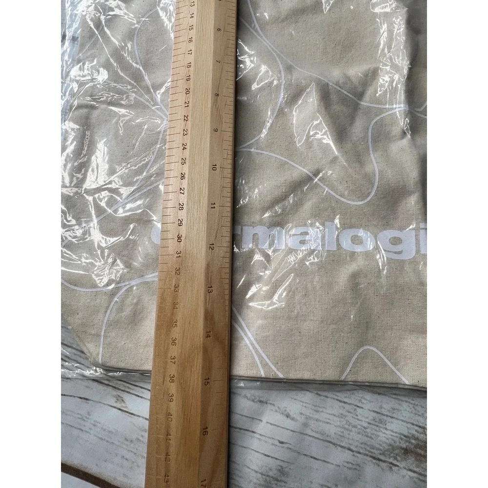 NEW Dermalogica Drawstring Bag Beige Canvas 2023 Holiday Gift Bag OS